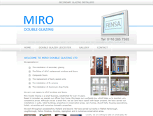 Tablet Screenshot of mirodoubleglazing.co.uk